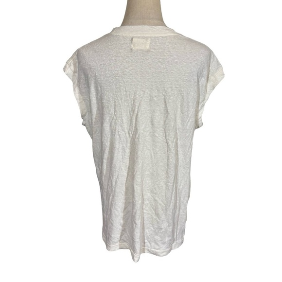 Simon Miller Kechi Tank Top Muscle Tee Off White Slub Pill Cotton Sz:4/XL - Picture 4 of 10